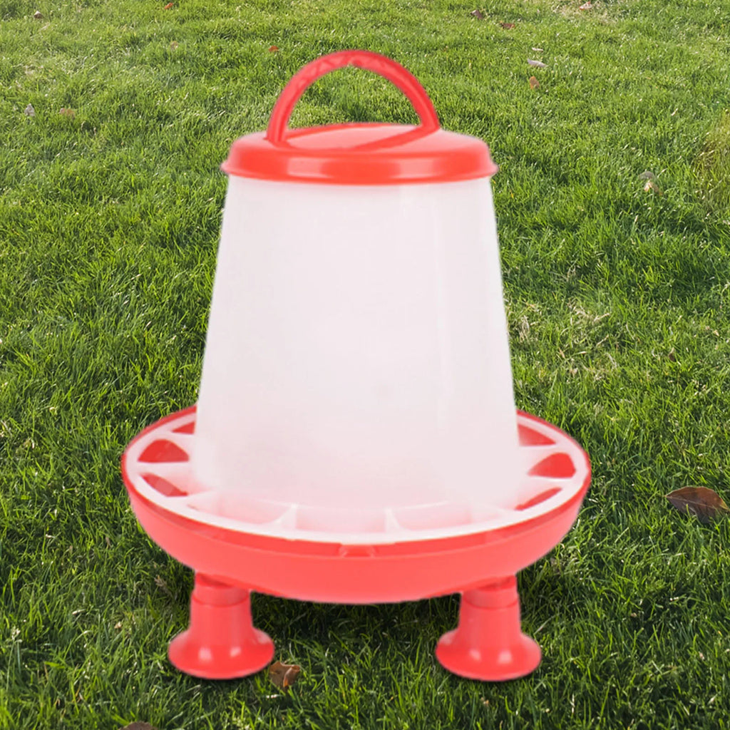 Chicken Feeder Bird Automatic Feeding Bucket Backyard Large Capacity Food Dispenser Pigeon Feeder for Parrot Quail Hen Duck