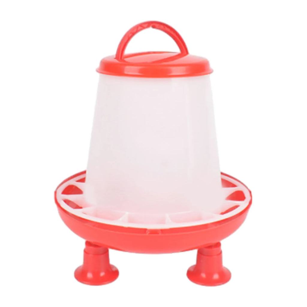 Chicken Feeder Bird Automatic Feeding Bucket Backyard Large Capacity Food Dispenser Pigeon Feeder for Parrot Quail Hen Duck