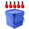 Cubo Bebedero para Pollos 5L con Tazas para Beber