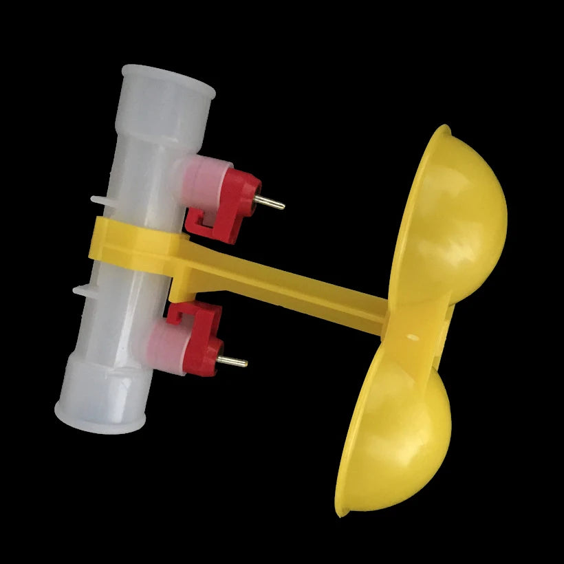 Bebedero Colgante para Pollos con Doble Boquilla 10 uds