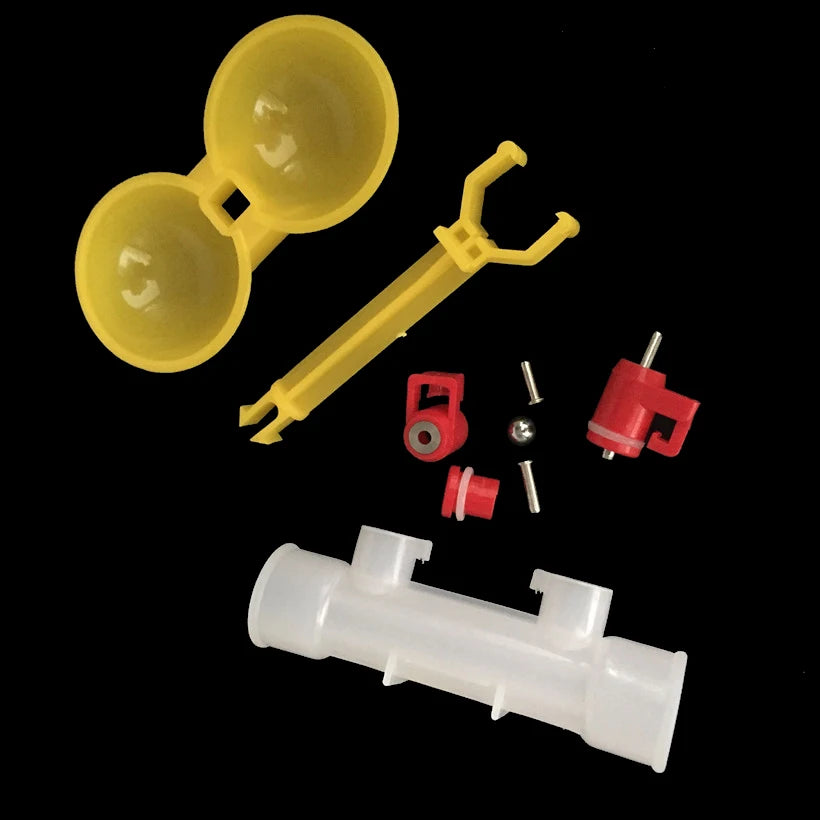 Bebedero Colgante para Pollos con Doble Boquilla 10 uds