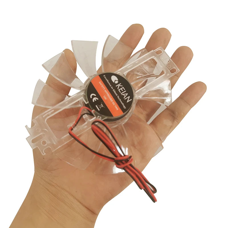 Ventilador DC 12V para Incubadora de Huevos