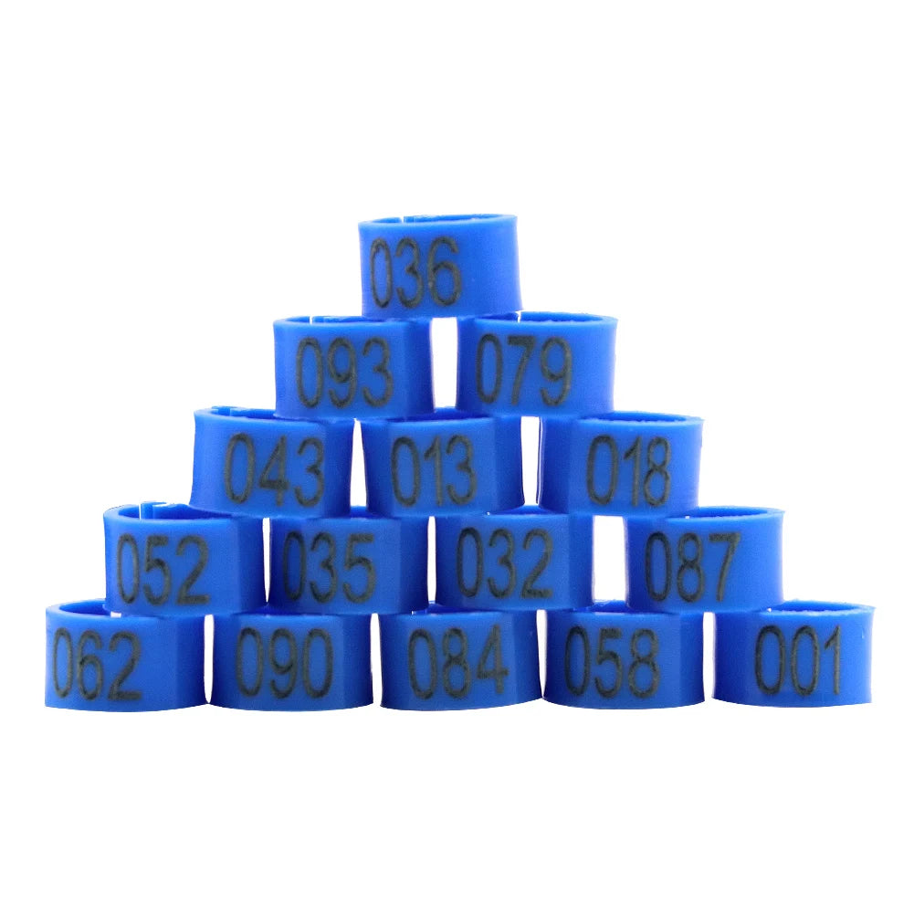 Anillos para Pies de Paloma y Aves de Corral – Pack 100