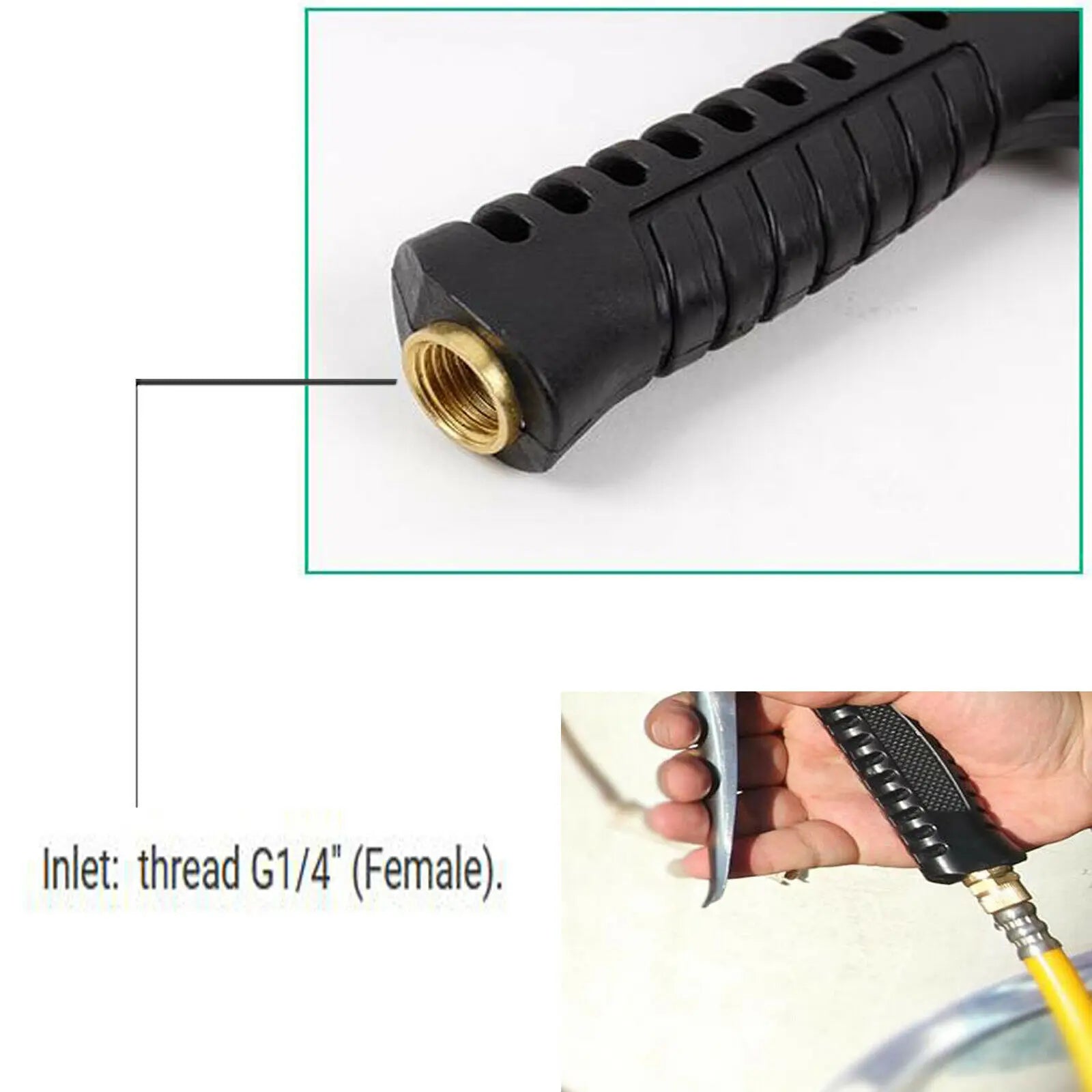 Pistola Pulverizadora M14 para Desinfección de Gallineros