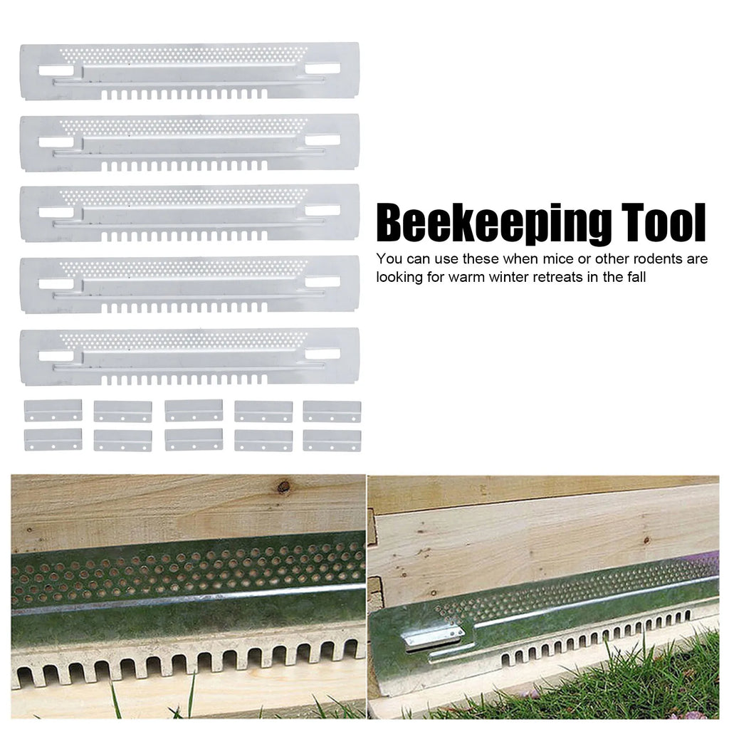 Beehive Travel Gate Galvanized Iron Nontoxic Detachable Escapeproof Hives Entrance Reducer