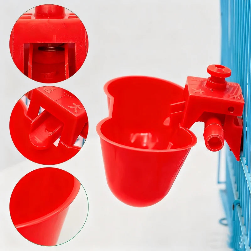 Bebedero Automático Doble para Gallinas 10/20 Pzs