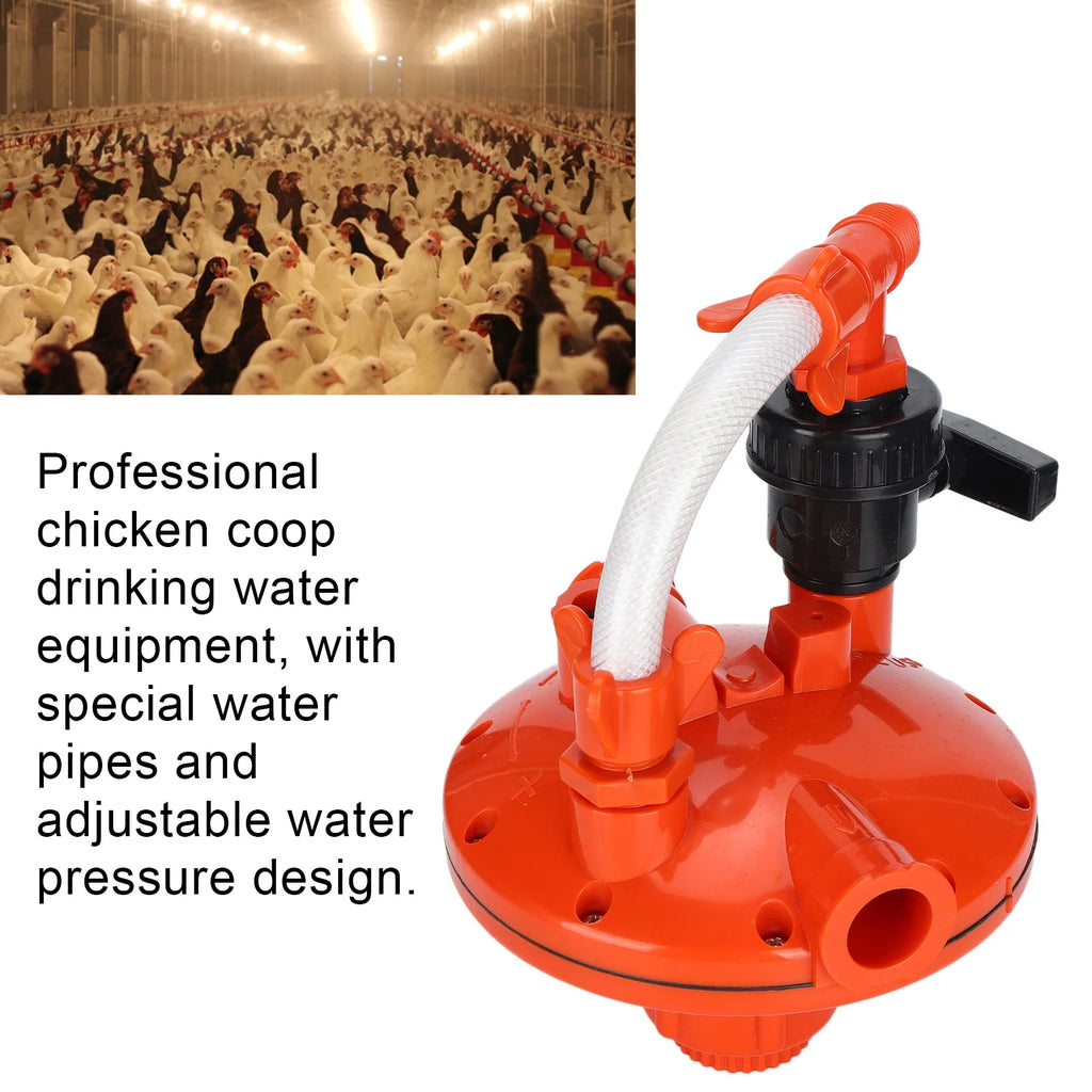 Válvula Reguladora de Agua para Gallinas y Bebederos de Pollo