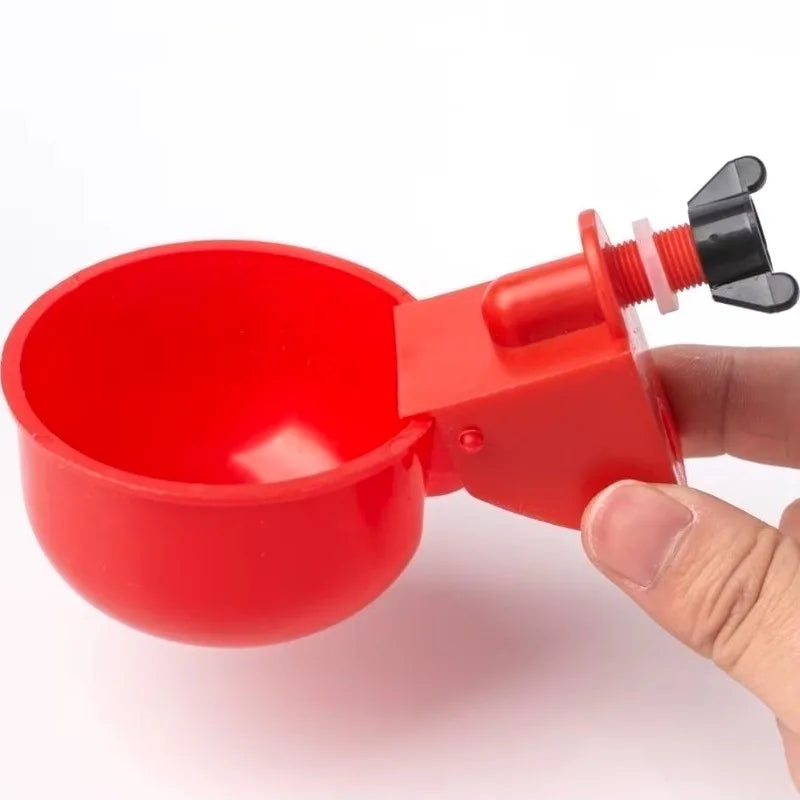 Cuenco para beber pollo, dispensador de agua automático para aves de corral, dispensador de agua automático para palomas, cuenco de alimentación para pollitos pequeños, 2/10 Uds.