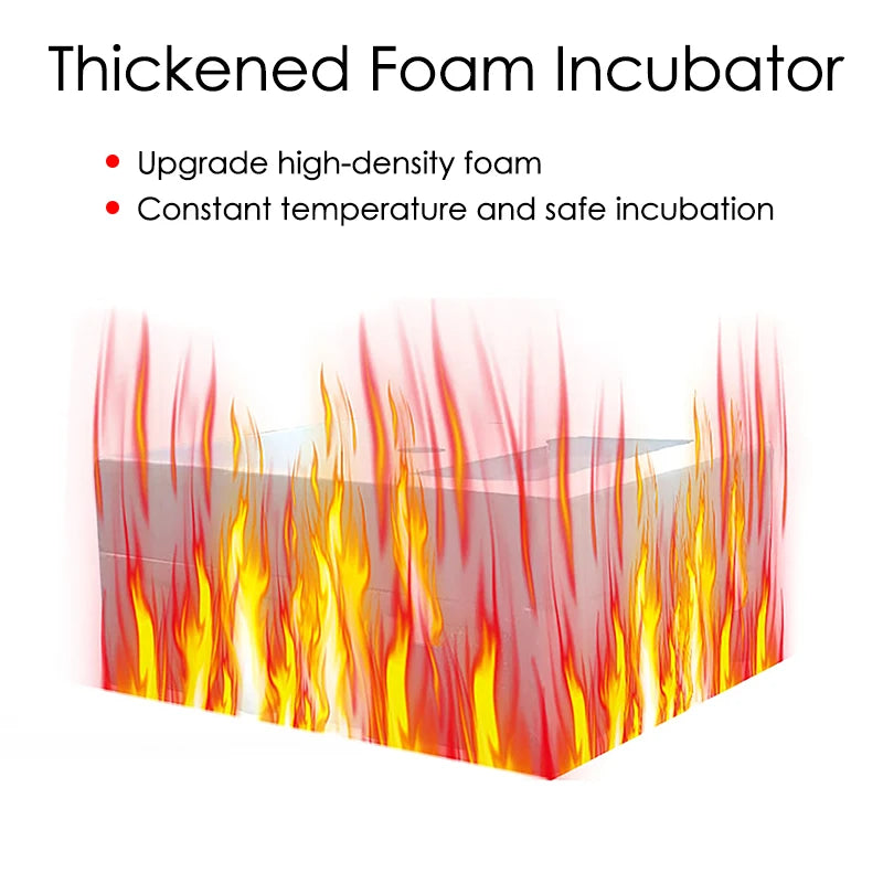 16 Eggs Farm Poultry Fully Automatic Turning Egg Incubator Dual-Electric Mini Household Brooder for Chicken Goose Duck Birds