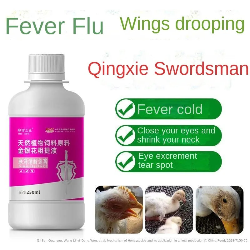 Solución Respiratoria 250ml para Gallinas