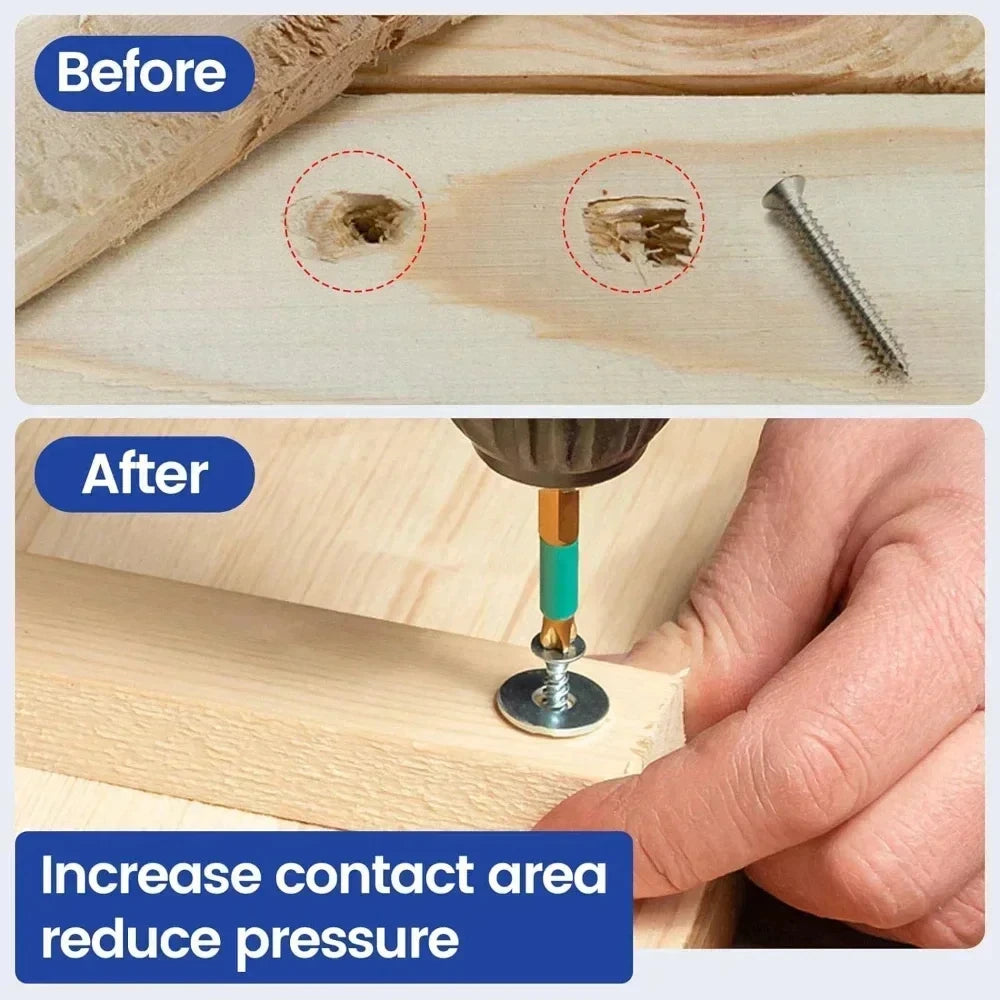 Stainless Steel Washer Kits Thin Smooth Metal Gaskets M6 M3 Plain Snap Washer M2 M2.5 M4 M5 M8 M10 M12 Screw Flat Washers Rings