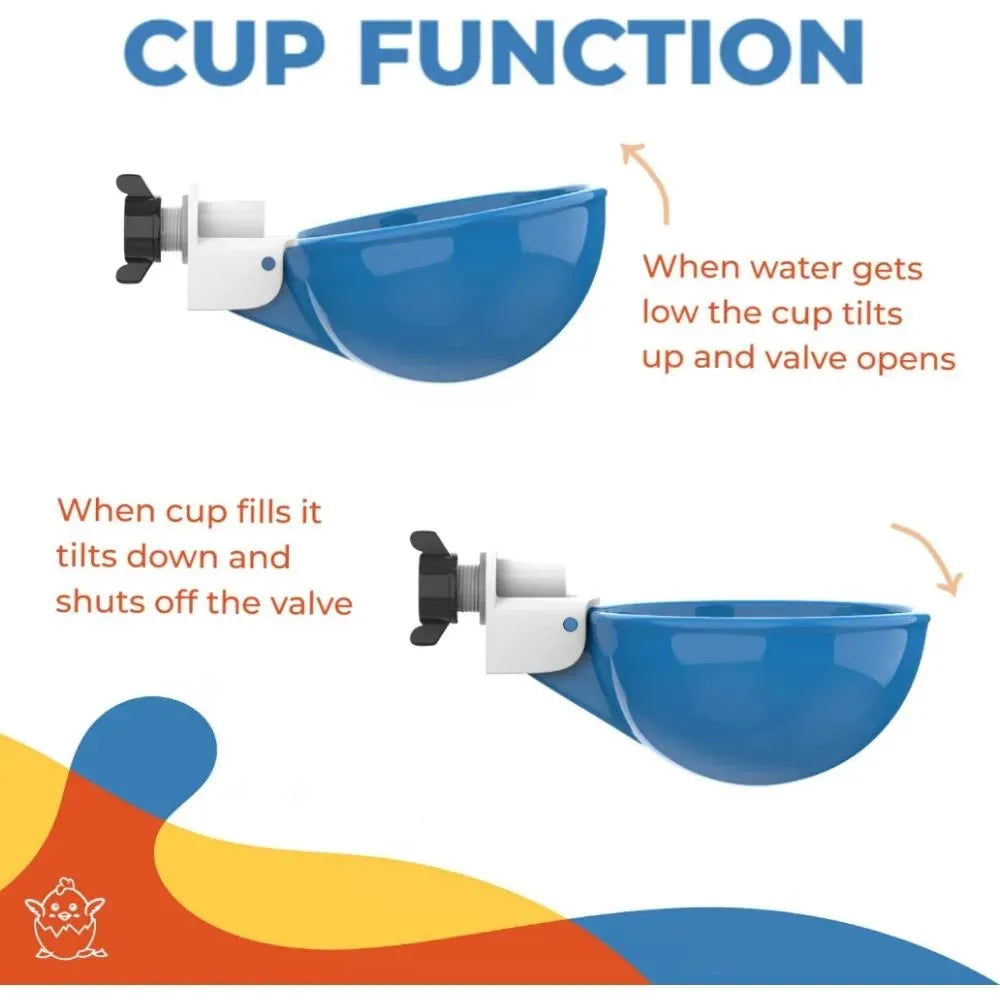 Kit Bebedero Automático para Pollos 5 Piezas