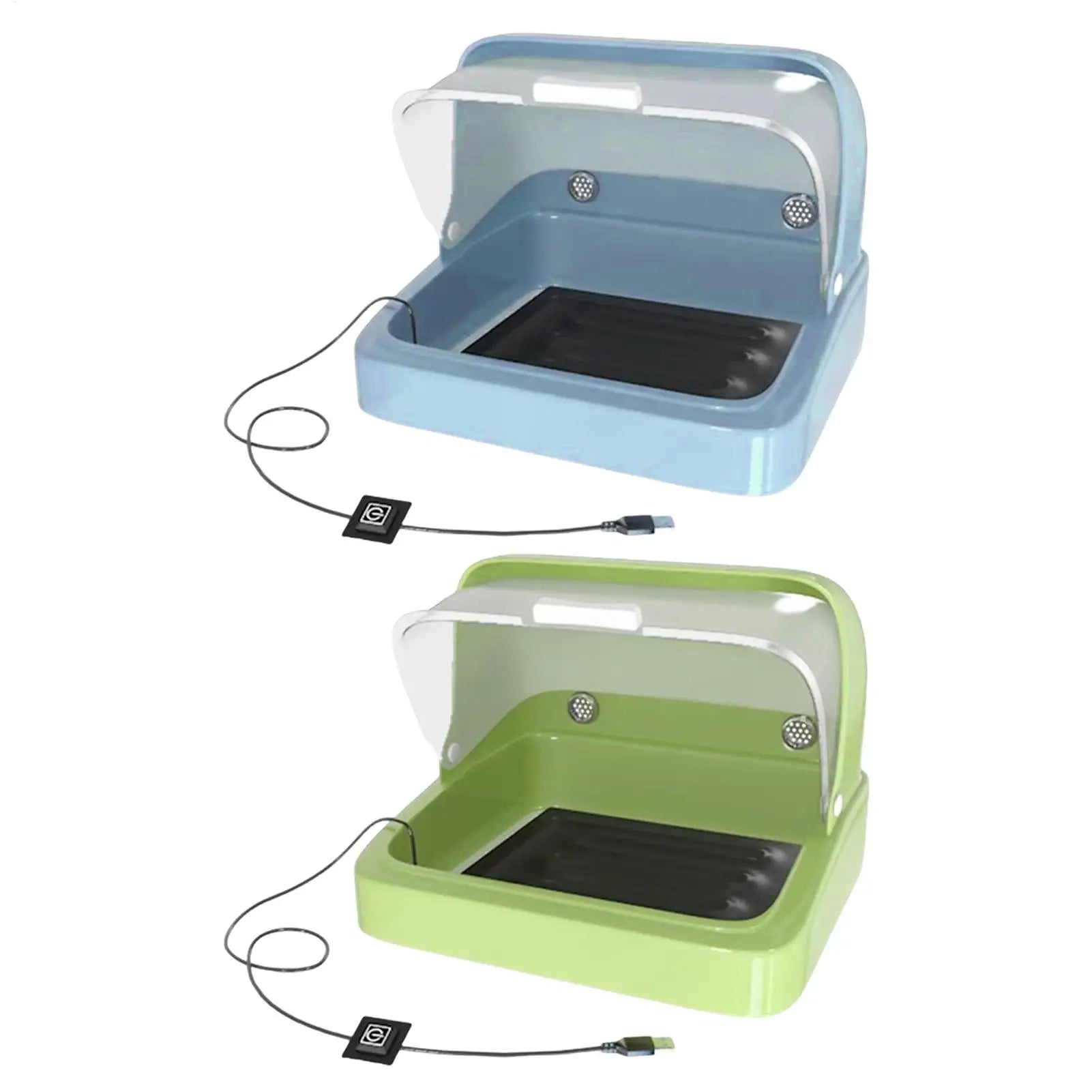 NEW Baby Chick Brooder Bird Incubator Brooding Box Chick Warmer Visual Nesting Box 3 Temperature Heating Pad Poultry Habitat