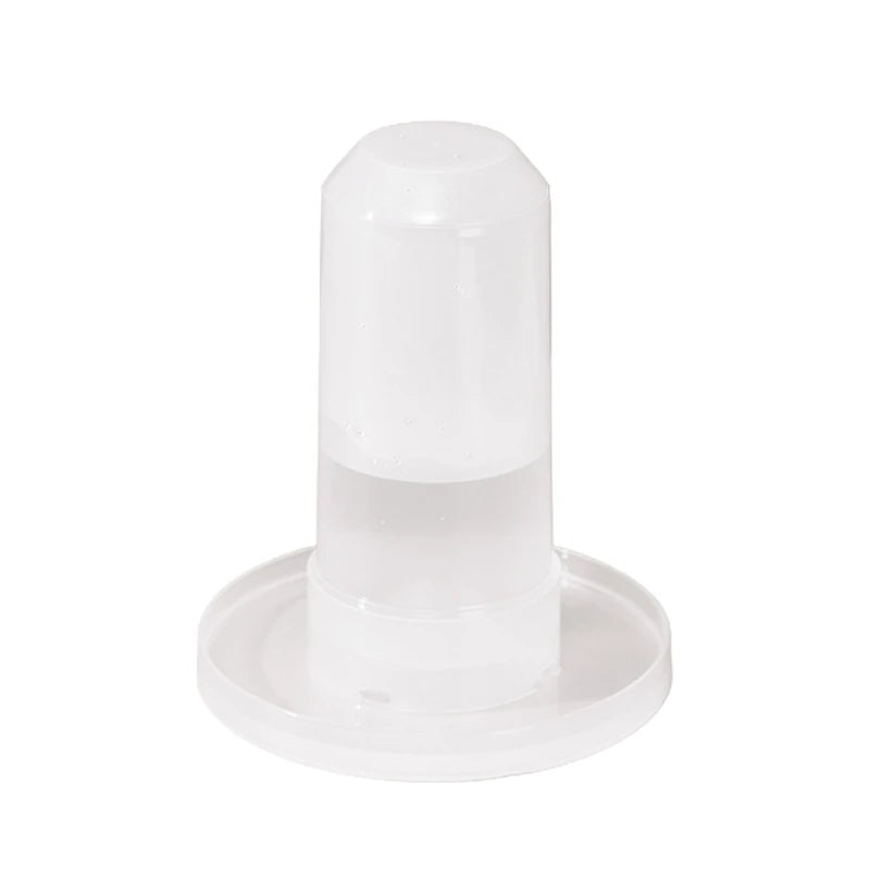 Dispensador Transparente de Agua y Alimento para Aves