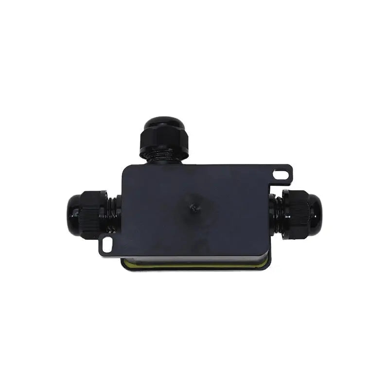 Junction Box Mini Outdoor Waterproof Ip66 Terminals One In Two Out Waterproof Box Plastic Corrosion Resistant Black Junction