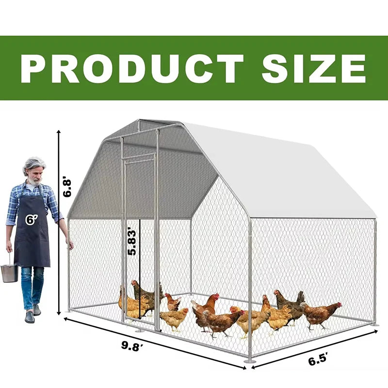 Nido de Cobertizo Exterior para Pollos y Patos