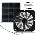 Kit Ventilador Solar 13,5" 100W para Gallineros e Invernaderos