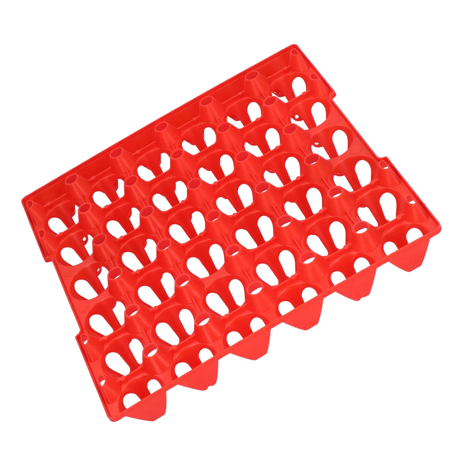 5Pcs Plastic Egg Storage Tray 11.3x11.1in 30 Cell Egg Crates Stackable Egg Holder for Storage Transportation Home Farm Supplies
