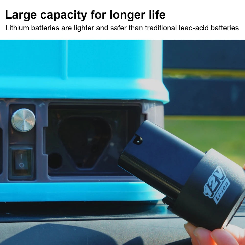 5L Electric Sprayer with 5 Mist Nozzles Battery Powered Sprayer with Adjustable Shoulder Strap Plant Sprayer for Lawn and Garden