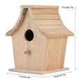 Wood Bird House Breeding Box Sturdy Hanging Bird House Pet Supplies for Parrots Budgerigar Small Birds
