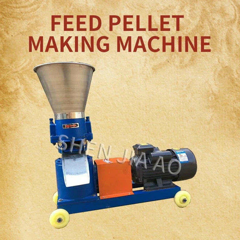 Peletizadora de Alimento para Gallinas 60-100kg/h 4KW 220V/380V