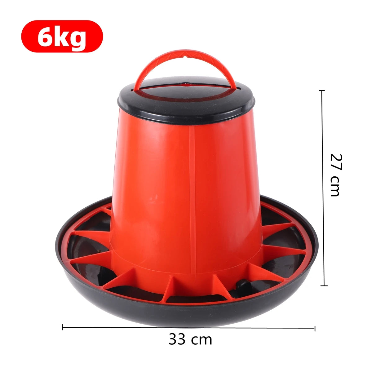 Cubo Comedero Automático para Pollos