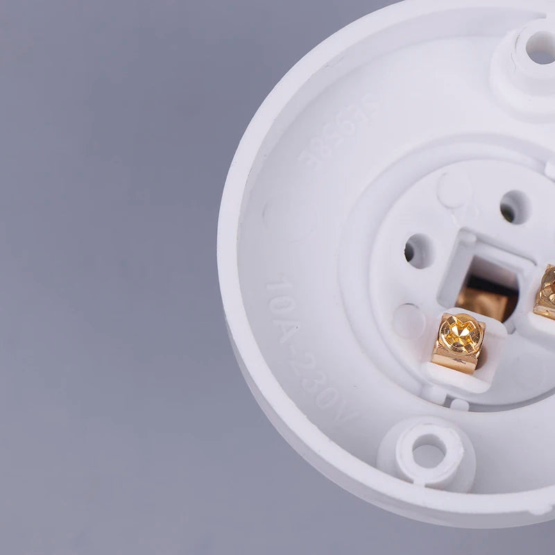 LED Lighting Bulb Socket E27 Socket 10A Flat Head Screw Rotatable Straight And Oblique 230V White Socket Light Fitting