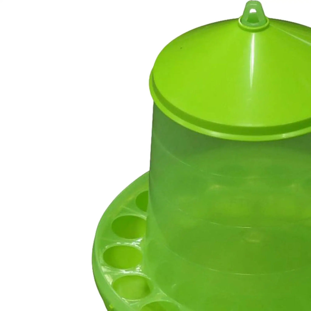 Cubo Alimentador Automático para Aves de Corral