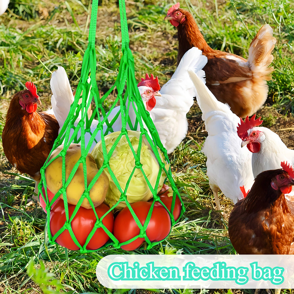 Comedero de Red Colgante para Pollos y Patos