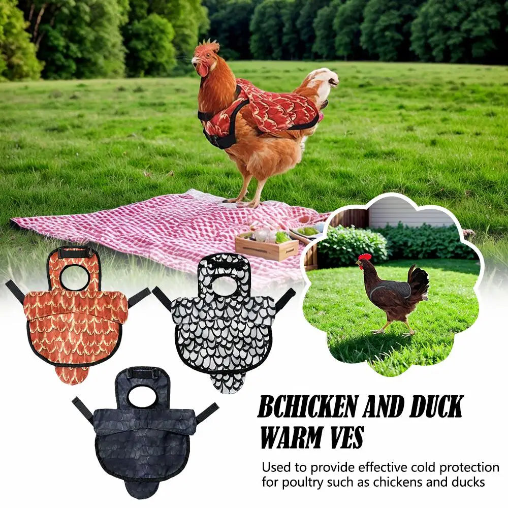 Sillín Protector y Delantal para Gallinas – 1 Unidad