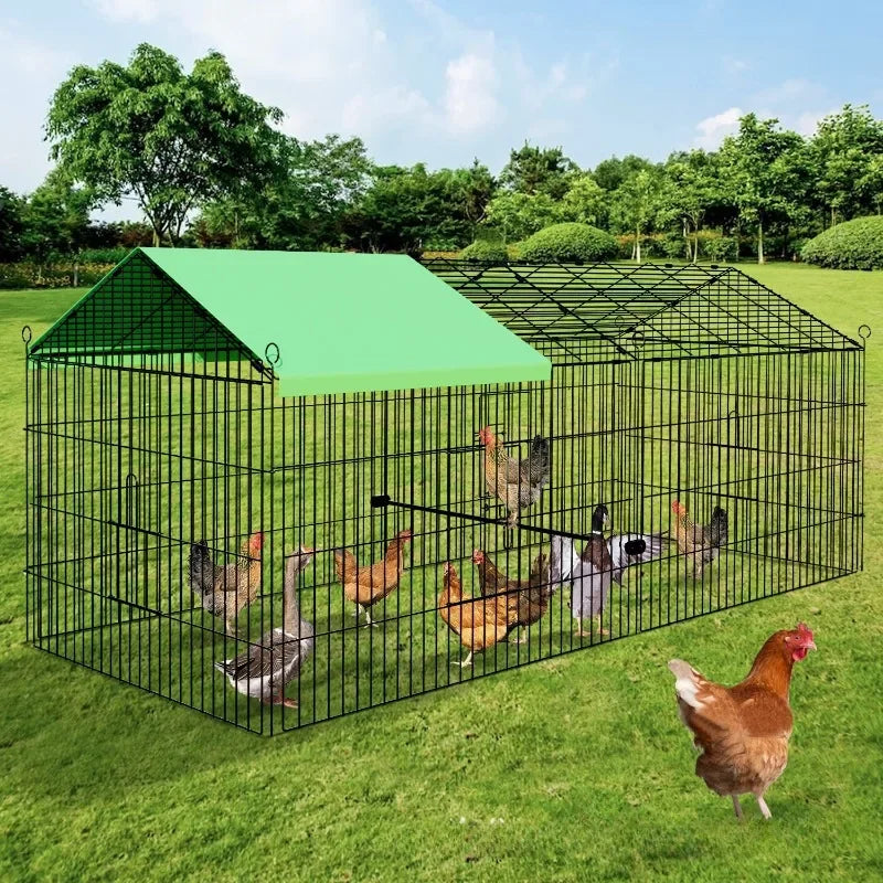 Gallinero Plegable Grande para Aves de Corral