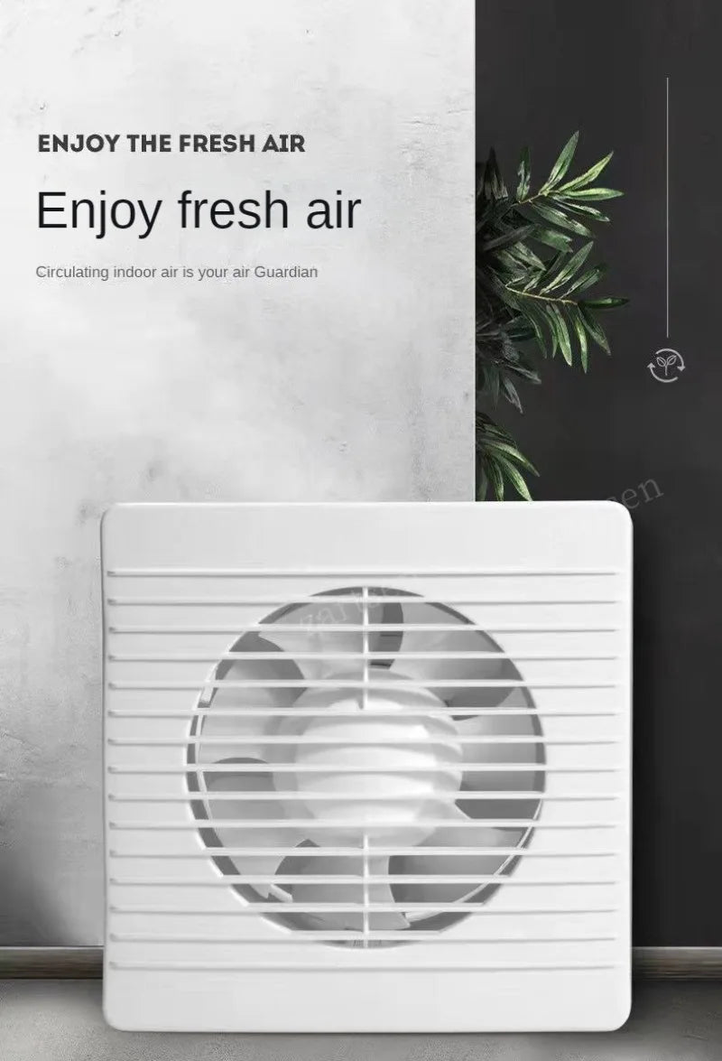 220V 4 inch 6 inch 8inch Hanging Wall White Ventilador Small Ventilator Extractor Exhaust Fans Toilet Bathroom Kitchen Fan