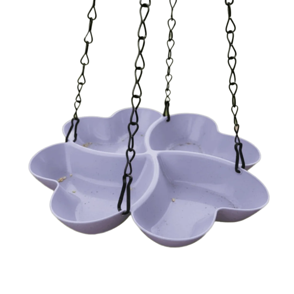 Comedero Colgante en Forma de Flor para Pájaros