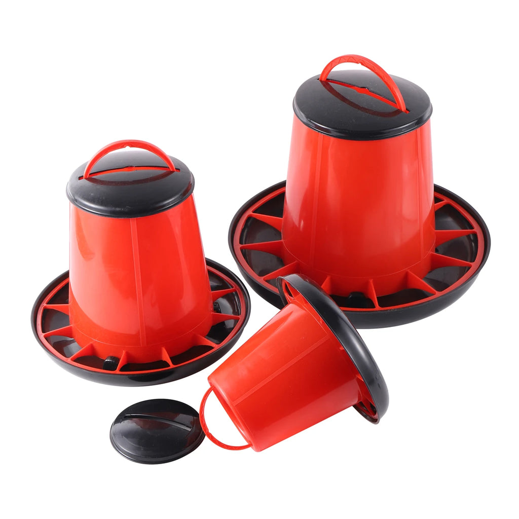 Cubo Comedero Automático para Pollos