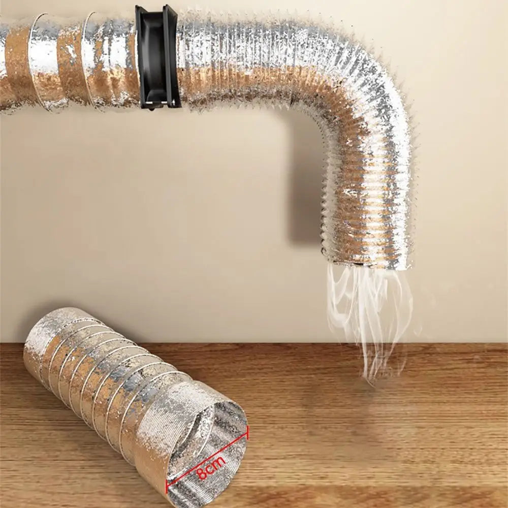 1Pcs Adjustable Speed USB Exhaust Fan Duct Air Ventilation with Pipe Air Blower Simple Mini Fume Absorber