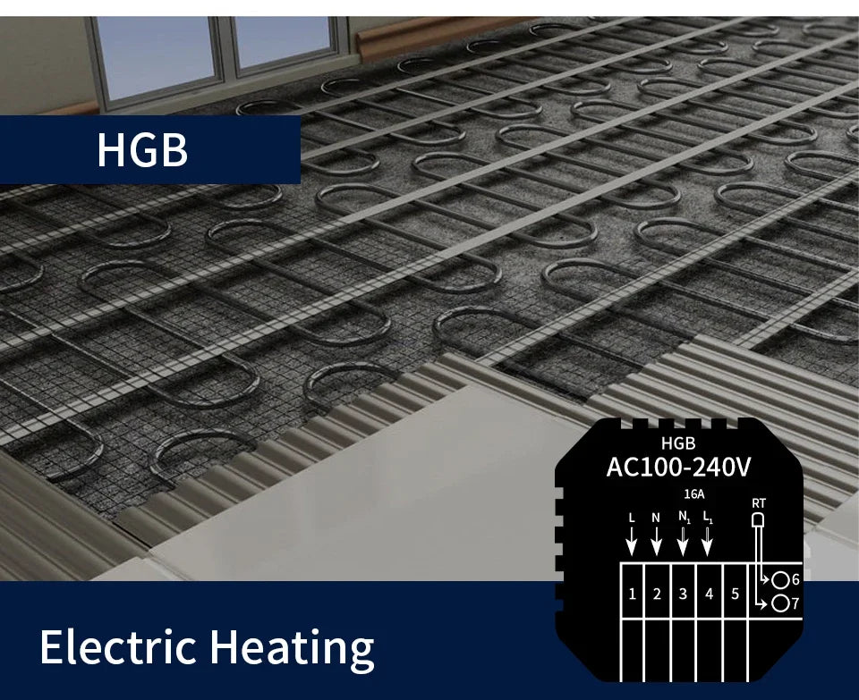 WiFi Smart Thermostat Temperature Controller Tuya Smart Life For Floor Heating Electric/Water Gas Boiler Works With Alexa Alice