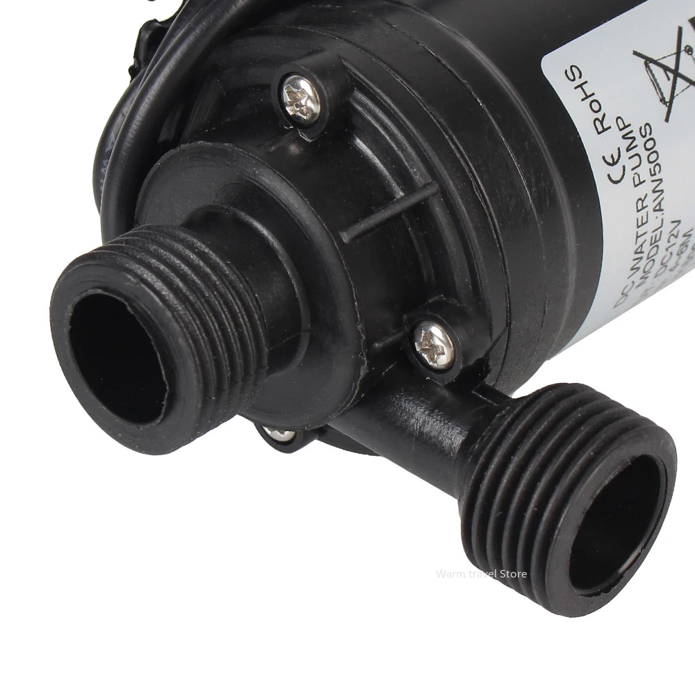 Ultra-quiet DC 12V 24V Home 800L/H Portable Brushless Motor Submersible Water Pump 5M for Cooling System Fountains Heater Mini