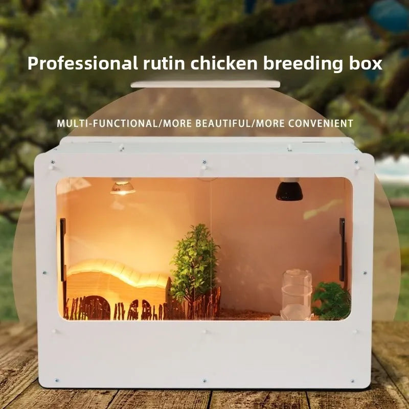 Caja de Cría para Pollitos con Temperatura Constante