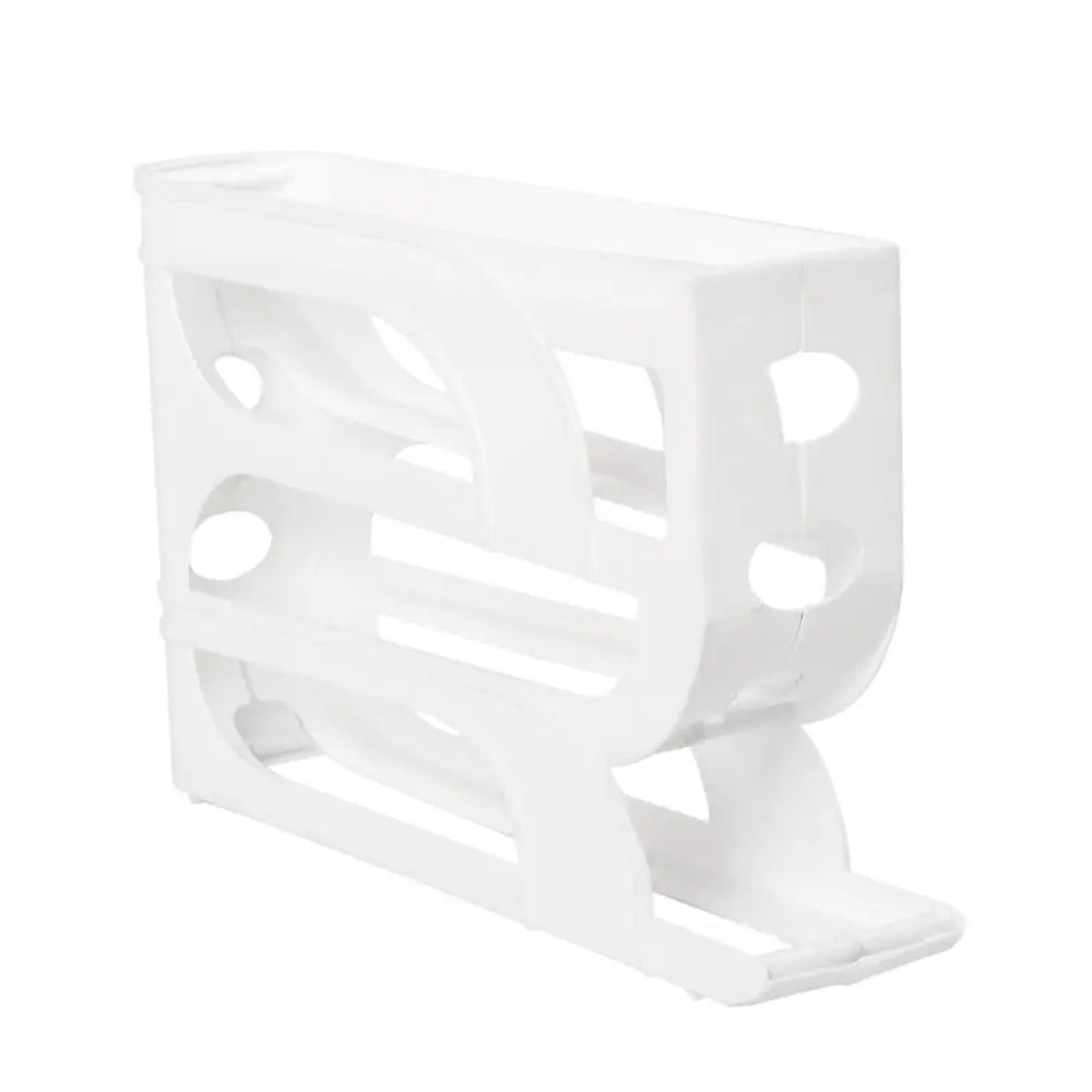 New Large Capacity Automatic Egg Roller Household 3 Layer / 4 Layer Refrigerator Egg Storage Box Space Saving Kitchen Dedicated