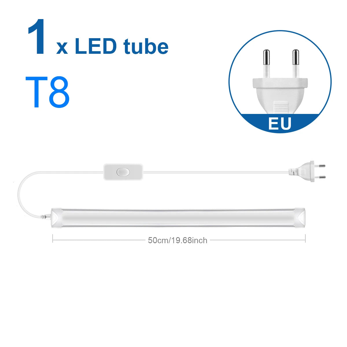 220V T5 15W/T8 25W LED Tube Aluminum Bar Hight Brightness Energy-Saving Fluorescent Tubes For Hotel Mall Cafe Office Lighting