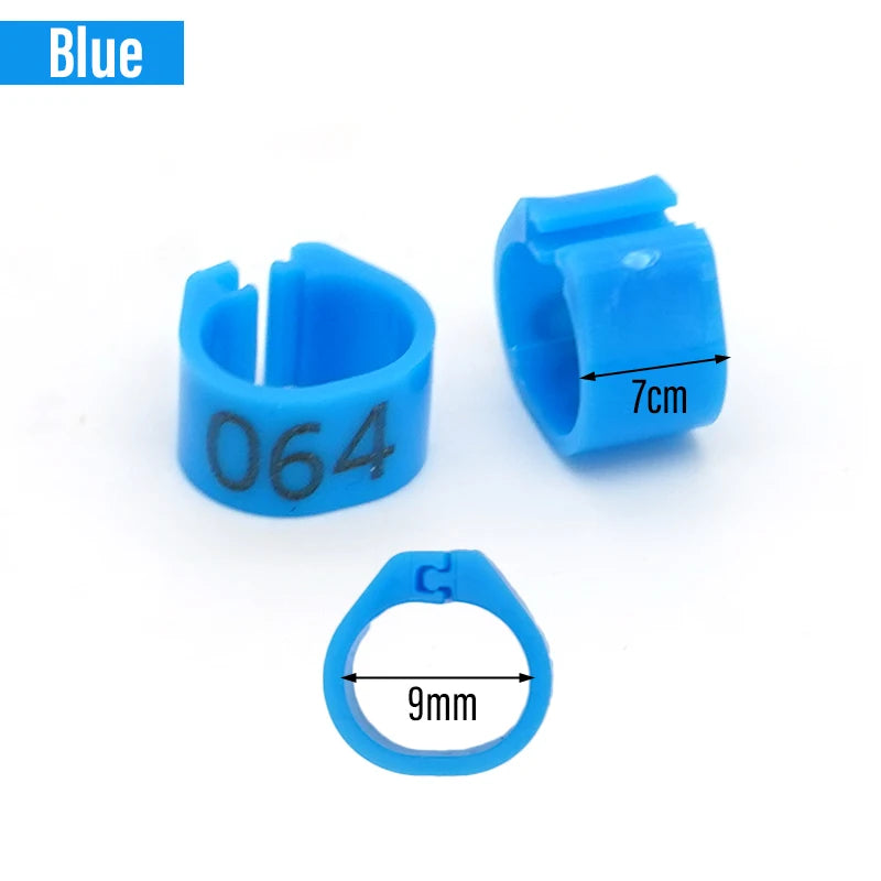 Anillos para Pies de Paloma y Aves de Corral – Pack 100