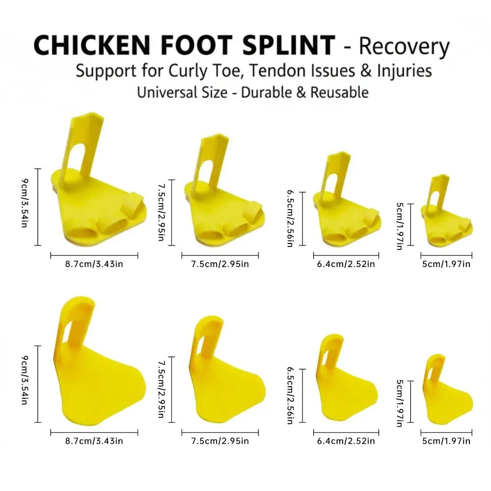 Férulas Ajustables para Patas de Pollo y Pato – Pack 4