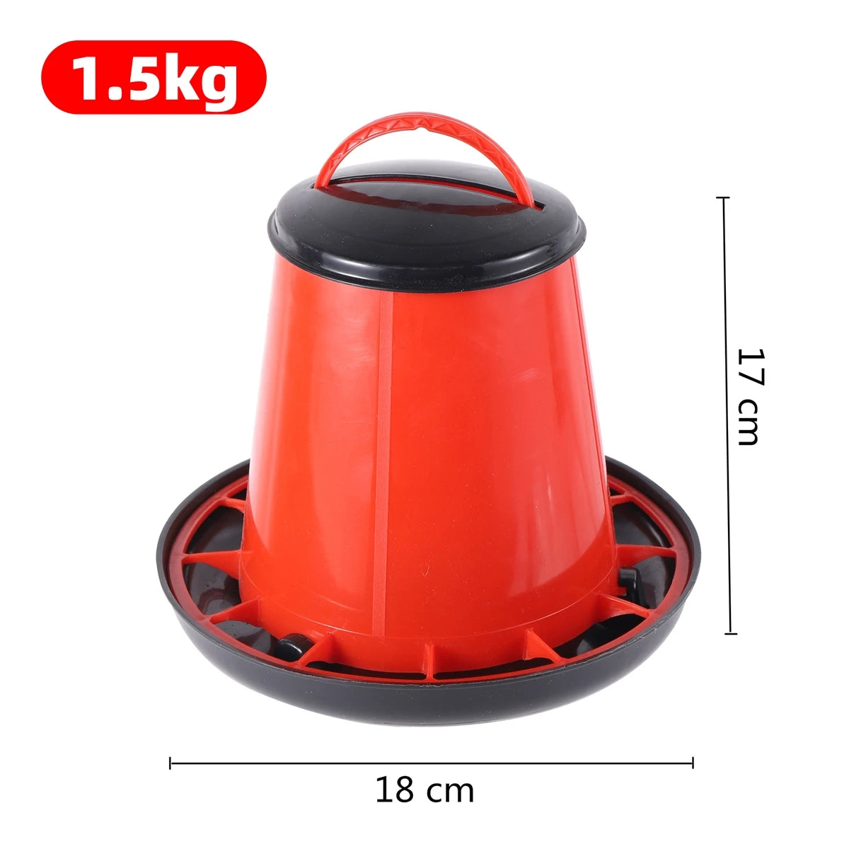 Cubo Comedero Automático para Pollos