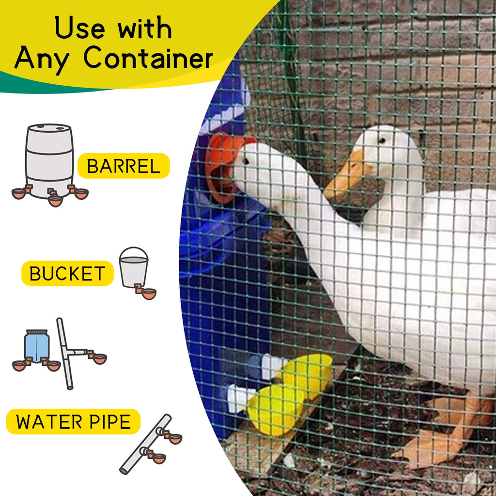 Bebedero Automático para Pollos y Aves de Corral – 10 Uds