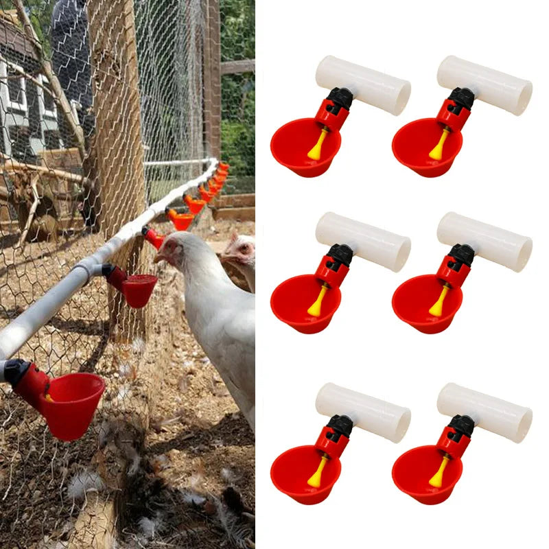 Bebederos de Tetina para Aves de Corral - Pack 10 Uds.