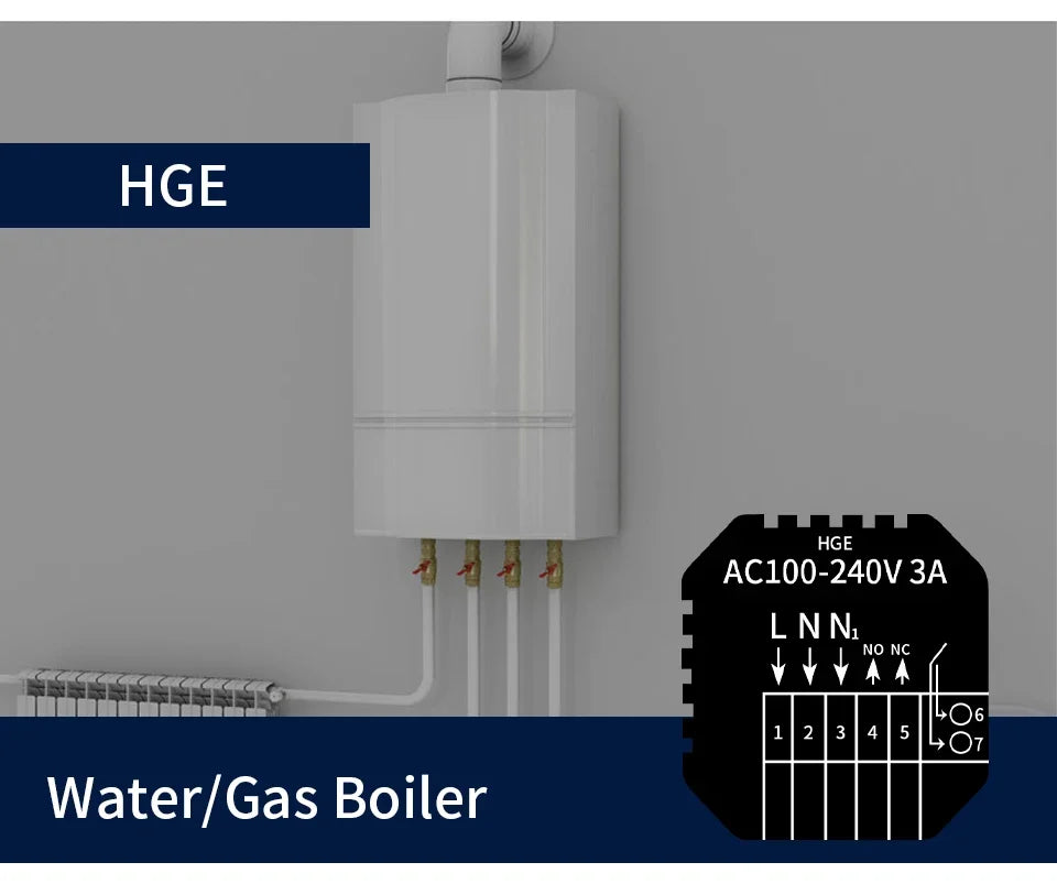 WiFi Smart Thermostat Temperature Controller Tuya Smart Life For Floor Heating Electric/Water Gas Boiler Works With Alexa Alice