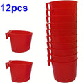 Tazas Colgantes de Agua y Comida para Gallinas 12 Uds