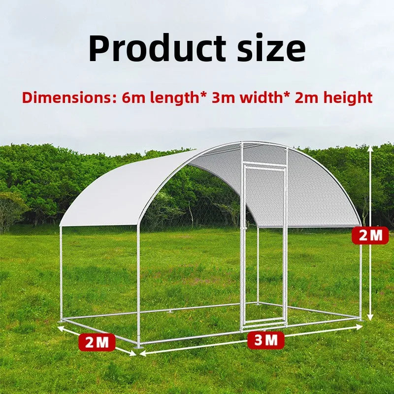 Nido de Cobertizo Exterior para Pollos y Patos
