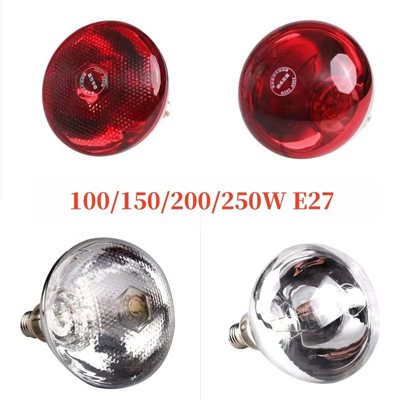 Lámpara Calefactora E27 100–250W para Pollitos