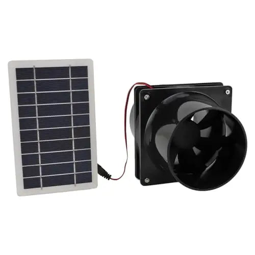 10W 12V Solar Exhaust Fan Solar Panel Ventilation Fan Kit For Chicken Coop Greenhouse Shed RVs Boats Enhances Air Circulation